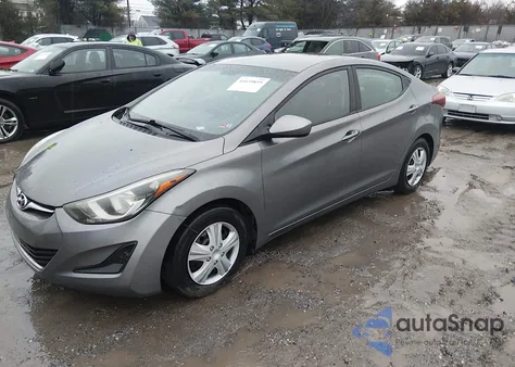 2016 Hyundai Elantra Se z USA, uszkodzony, nr VIN KMHDH4AEXGU638220